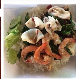 กะเพาทะล 70(ไข่ดาว ไข่เจียว ไข่ต้ม+10)