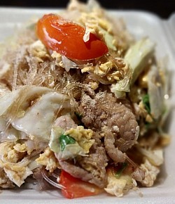 ผัดวุ่นเส้น หมูชิ้น(50)